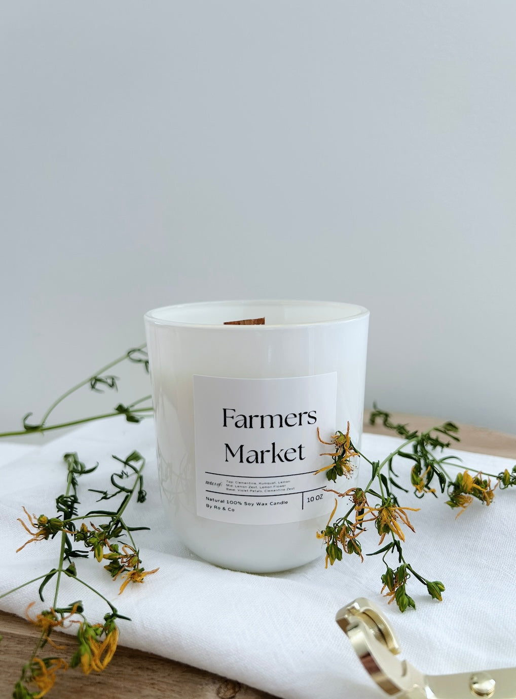 Farmers Market Soy Wax Candle