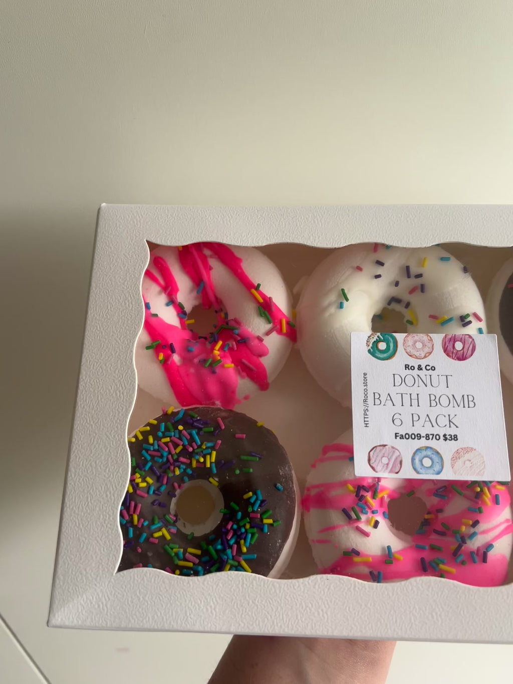 Donut Bath Bomb 6 pack